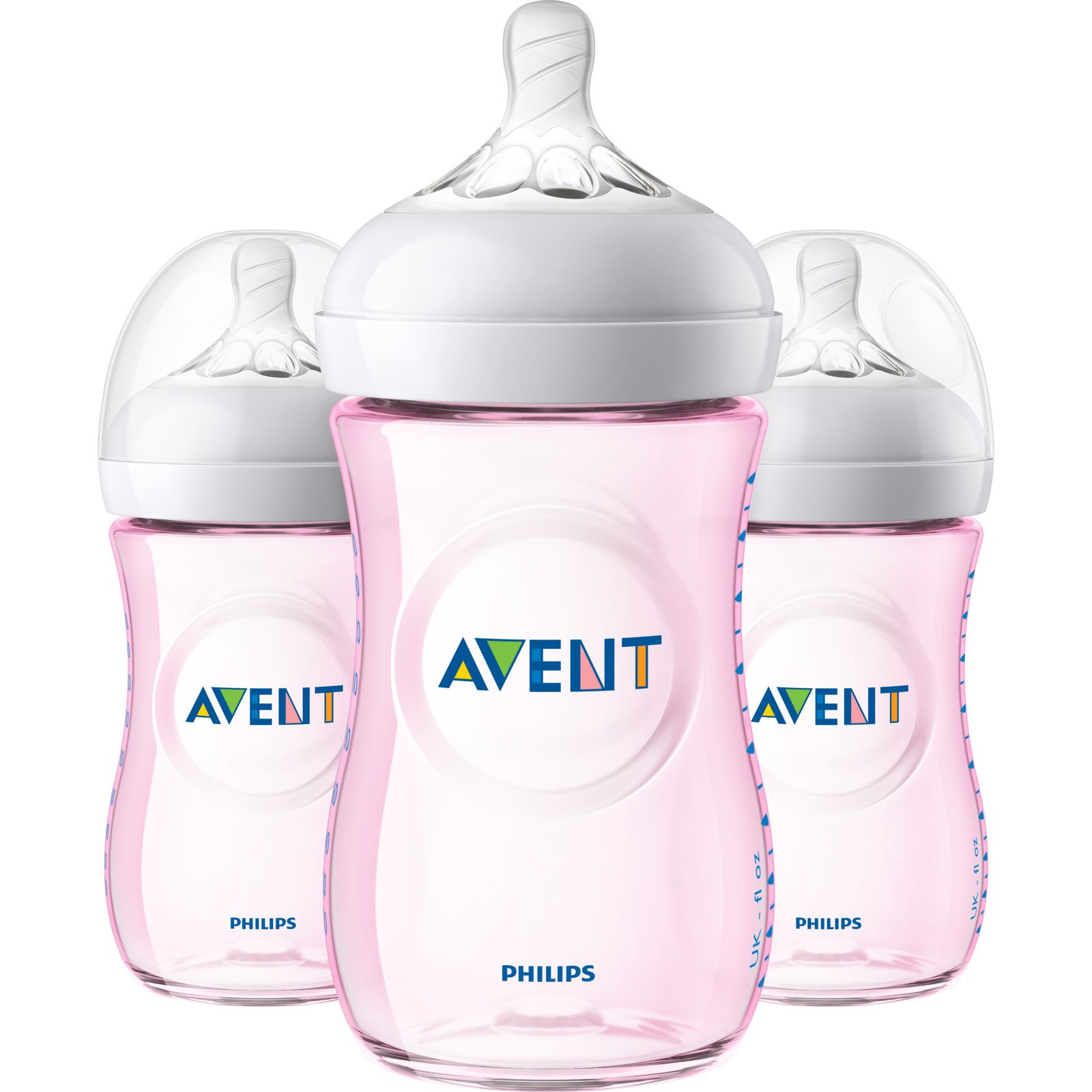 aaa-1.jpeg Philips Avent Natural Baby Bottle, Pink, 9oz, 3pk,