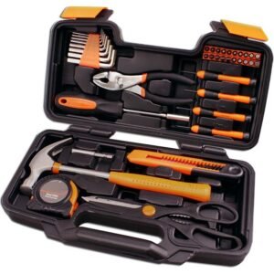 Home 39-Piece Tool Kit - Ladies Hand Tool Set with Easy
